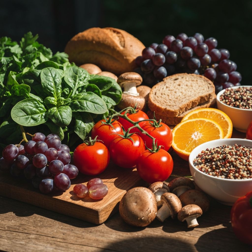 Healthy plant-based foods